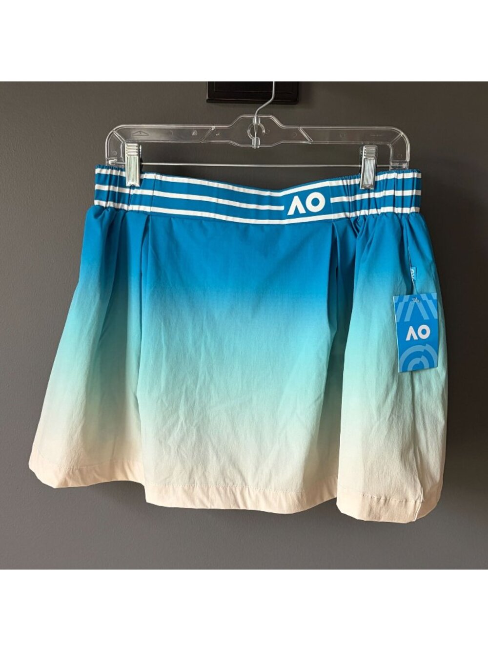 Australian Open AO Women's Tennis Skirt Gradient Lifestyle Skort LARGE NWT